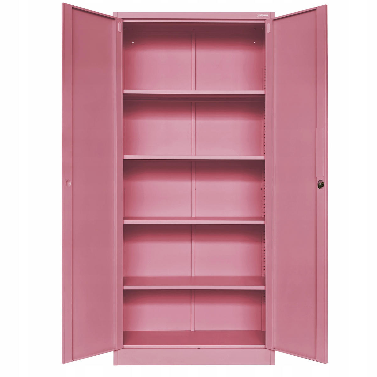 AKTENSCHRANK JAN H - Rosa, Metall (90/195/40cm) - Jan Nowak