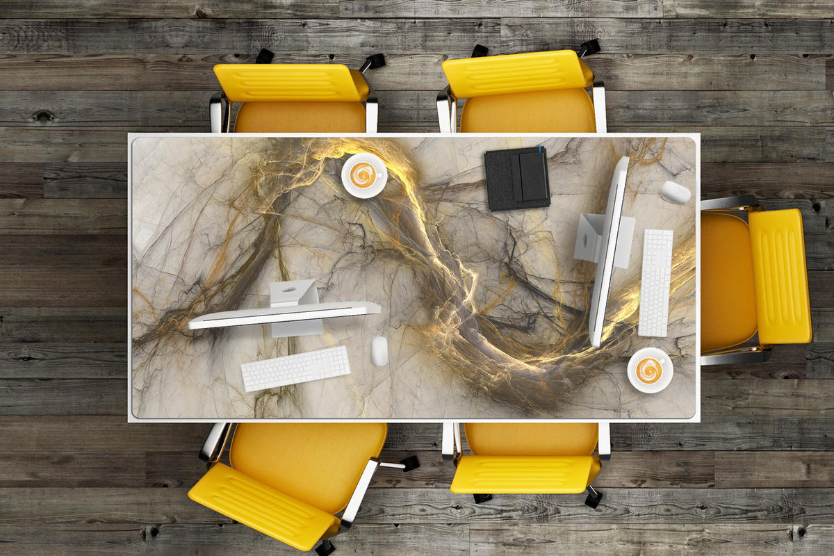 SCHREIBTISCHUNTERLAGE 120x60 cm Beige - Beige, Kunststoff (1.6/120/60cm) - ArtPrintCave