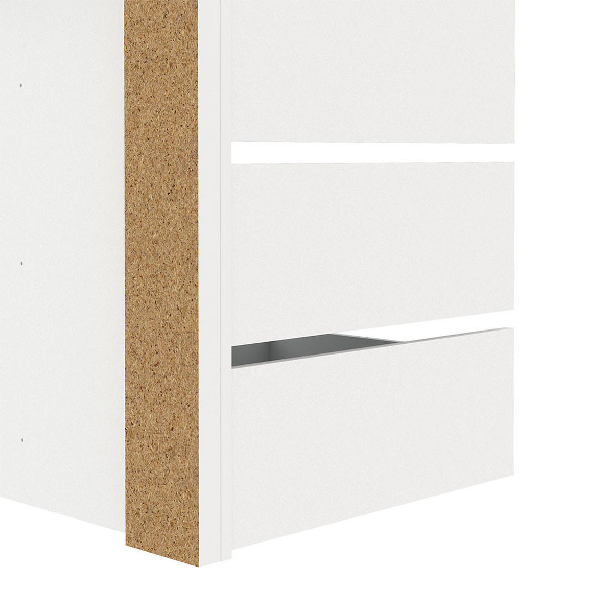 SCHUBLADENEINSATZ, Catania, Weiß, Holzwerkstoff, 70 x 55 x 57 cm - Weiß, Holzwerkstoff (70/57/55cm) - ebuy24
