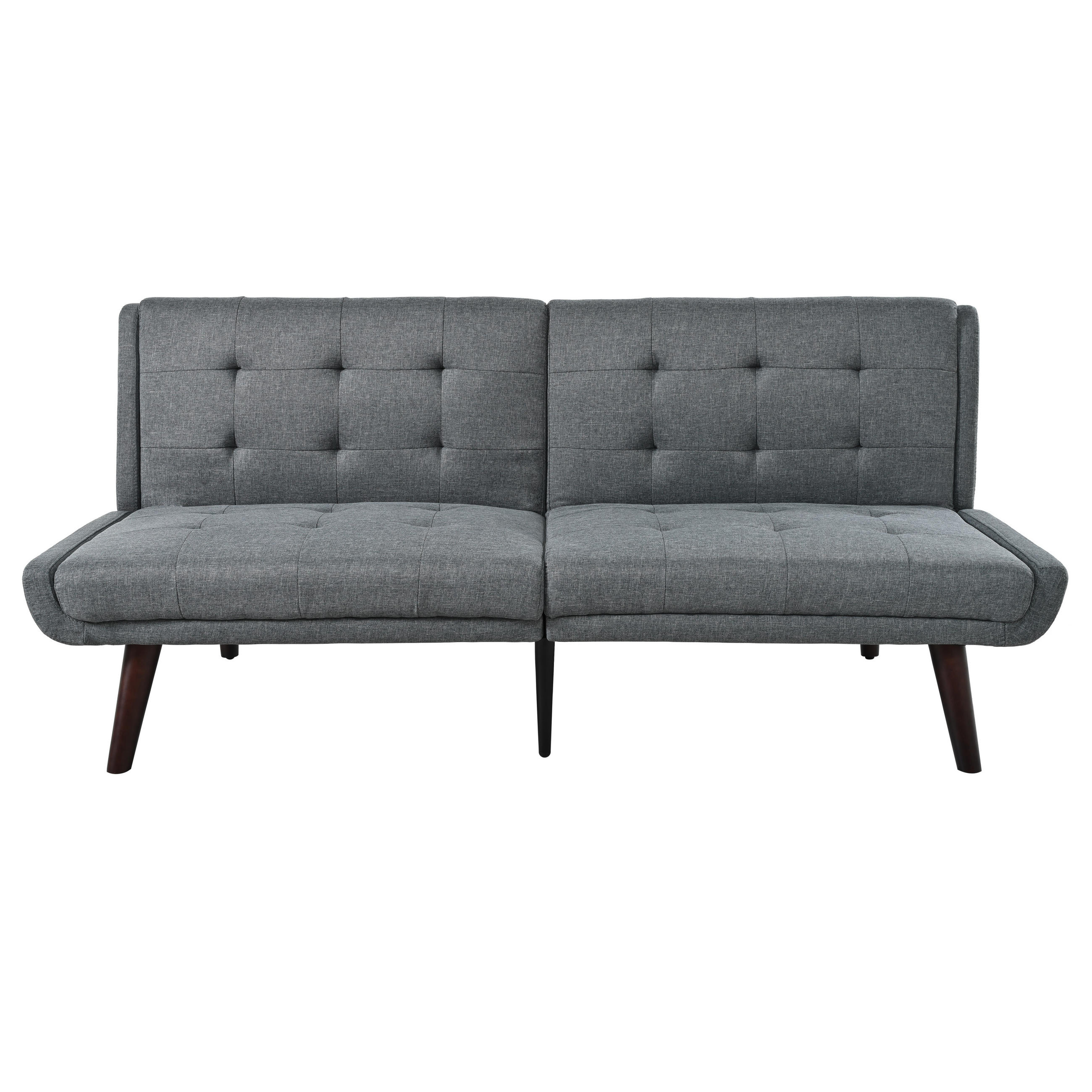 SCHLAFSOFA 157/51/70 cm cm in Leinenoptik Grau, ohne Armlehnen - Grau, Textil (51/70/157cm) - Oxeza