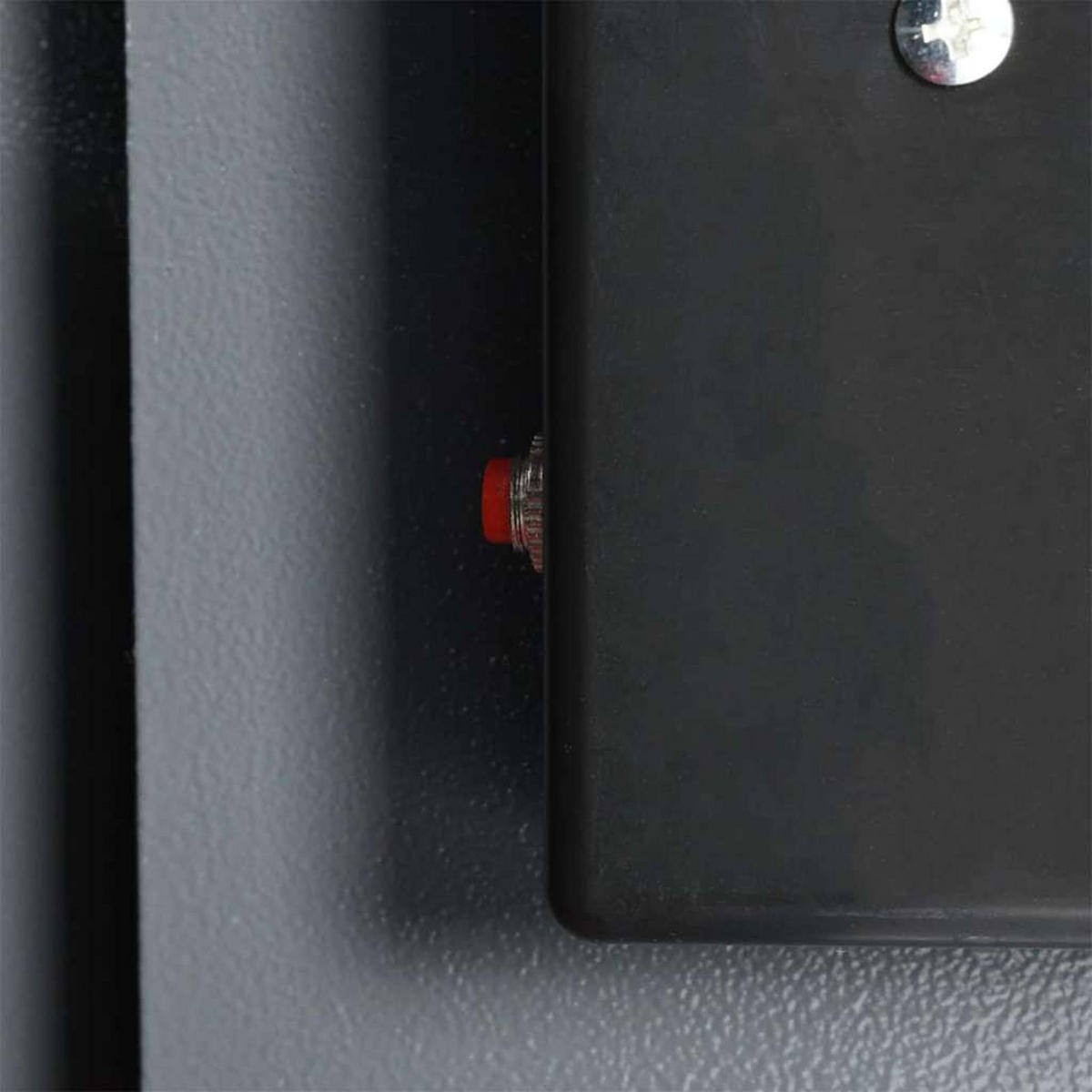 TRESOR Mite digital mit Schloss Dunkelgrau 35x31x50 cm Stahl - Dunkelgrau, Metall (35/50/31cm) - DELUKE