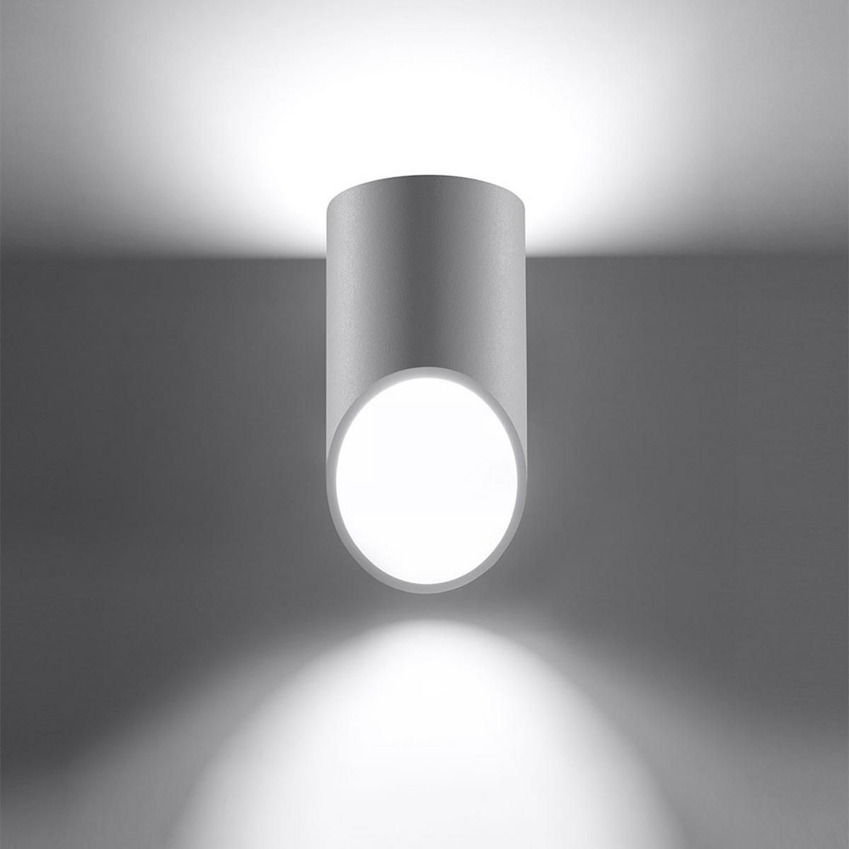 WANDLEUCHTE Aluminium Weiß Up & Down - Weiß, Metall (12/20/10cm)