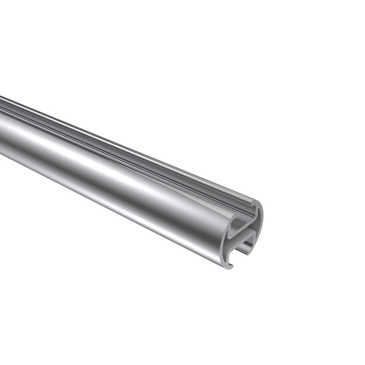 INNENLAUFPROFIL 200 cm, 20 mm Ø Chrom - Chromfarben, Metall (200cm) - INTERDECO