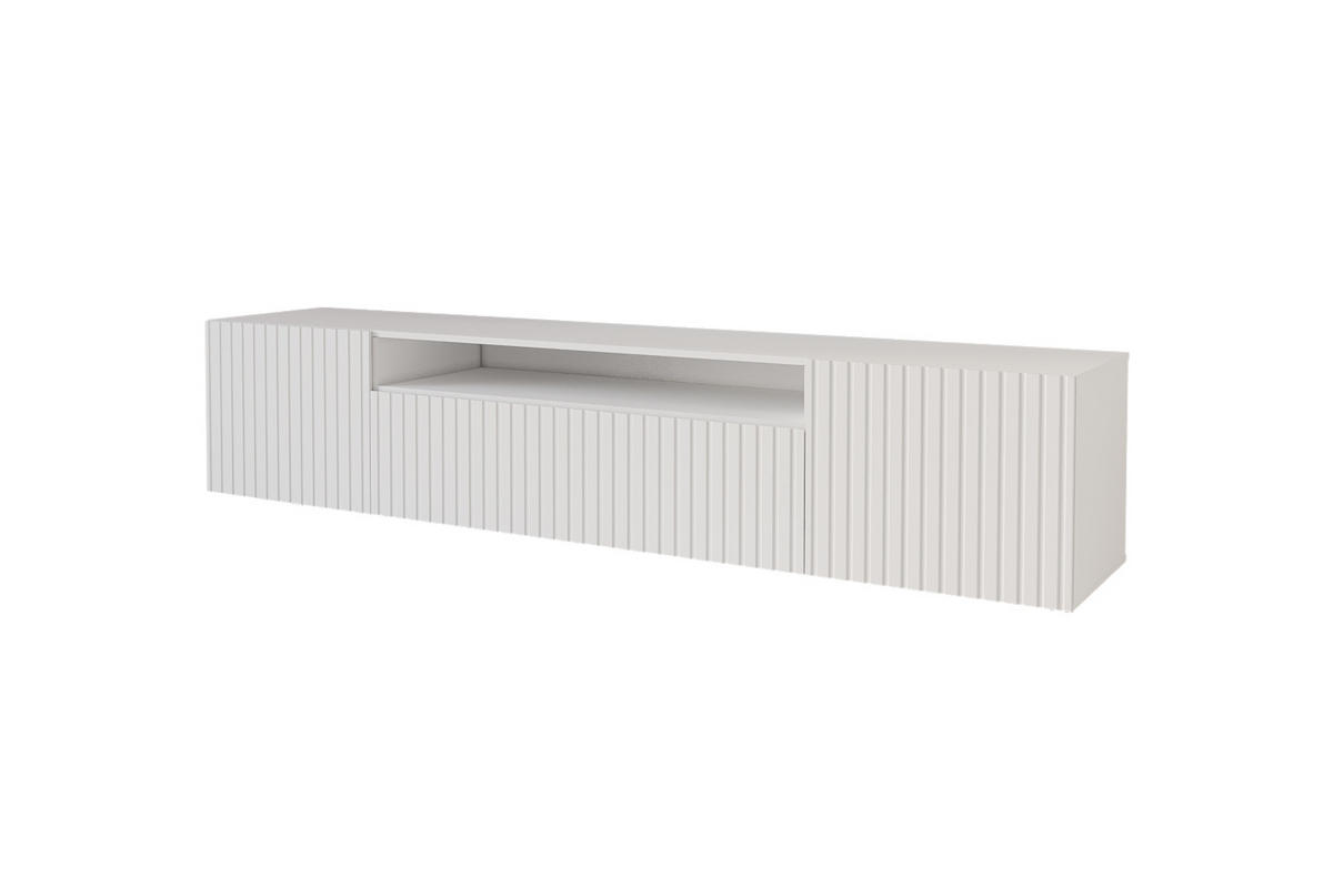 LOWBOARD KITO-W 200x40x41 cm - Weiß - Weiß, Holzwerkstoff (200/40/41cm) - ALTDECOR