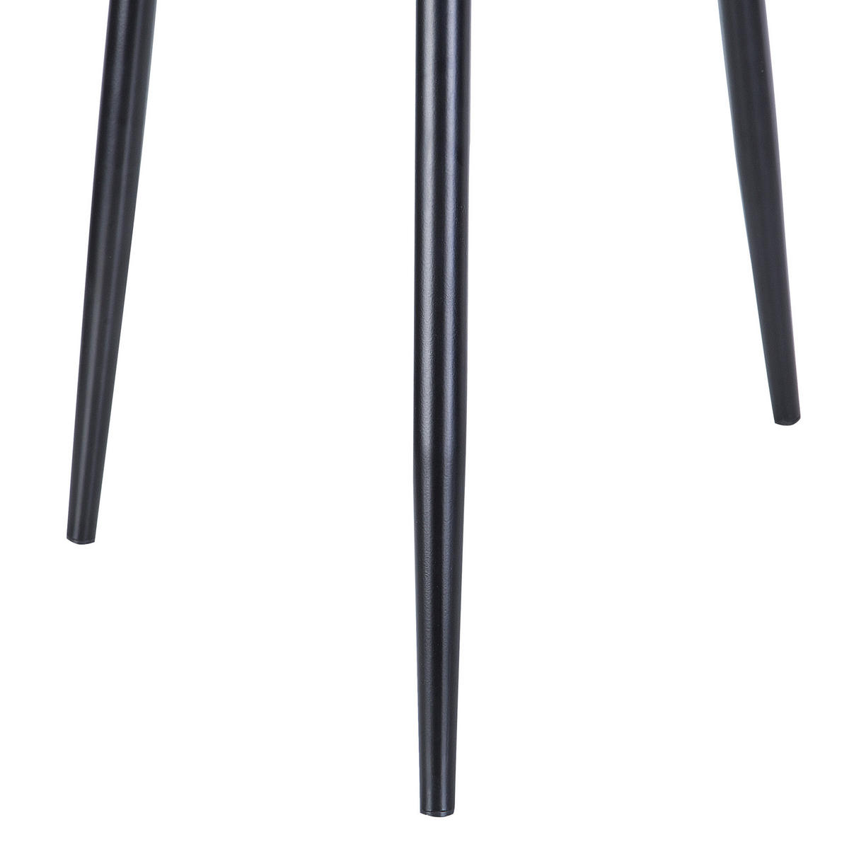 STUHL 2er-Set Kunstleder Braun Maribel - Braun, Textil/Metall (52/85/61cm) - Beliani