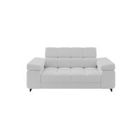 SOFA 2-Sitzer LORD-S1 194x97x90 cm Hellgrau Bouclé - Hellgrau, Holzwerkstoff/Textil (194/90/97cm) - ALTDECOR