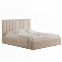 POLSTERBETT NOE 160/200 cm Bettkasten, Beige - Beige, Holzwerkstoff/Textil (160/200cm) - Idohome