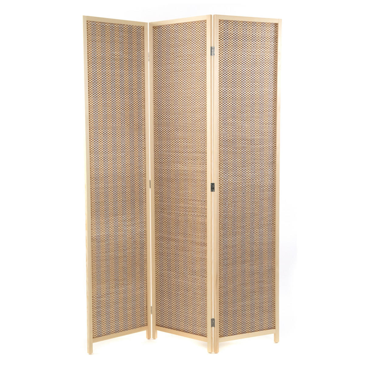 RAUMTEILER Bastia II 3-tlg. Bambus Holz - Naturfarben, Holz (120/170/3cm) - DESIGN DELIGHTS