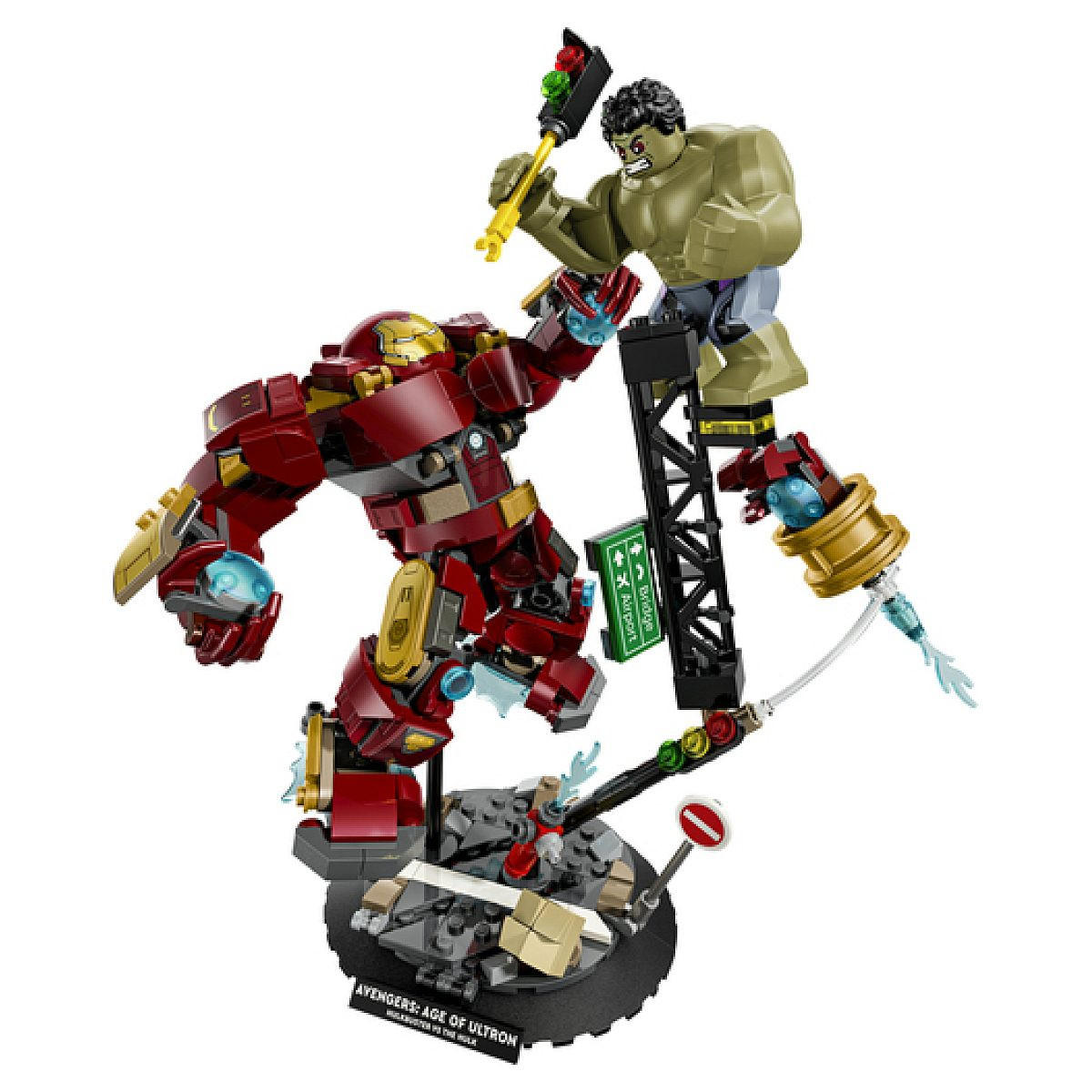 KLEMMBAUSTEINE Hulkbuster Marvel Super Heroes - Rot, Kunststoff (26.2/6.2/22.2cm) - Lego