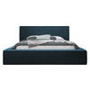 POLSTERBETT Glexi - Dunkelblau, Holz/Textil (180/200cm) - MIRJAN24