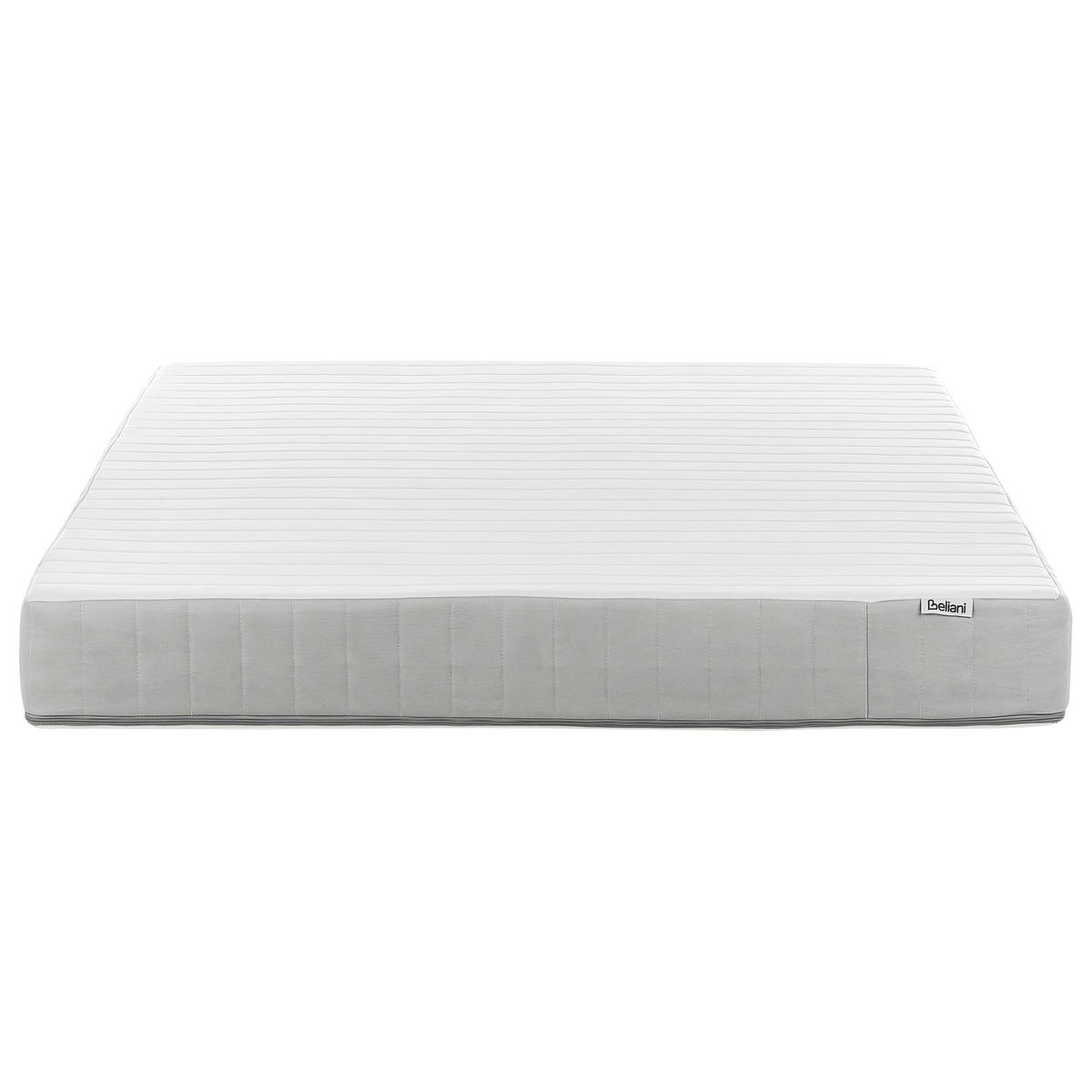 TASCHENFEDERKERNMATRATZE H2/3 Mittel 160/200 cm Roomy - Weiß, Textil (160/200cm) - Beliani