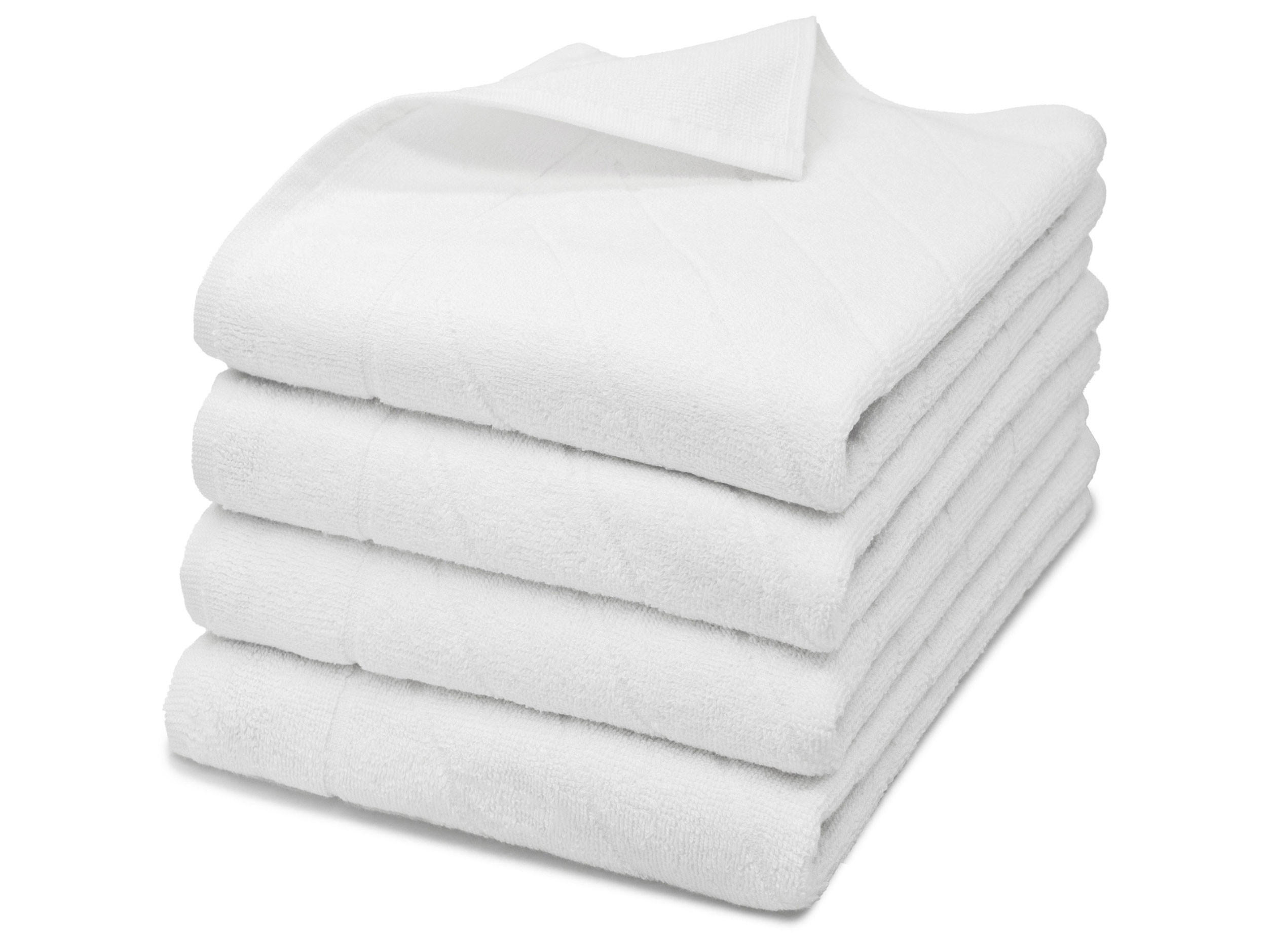 HANDTÜCHER, 4er-Set, 50x100 cm, 100% Baumwolle, Weiß - Weiß, Textil (50/100cm) - Zollner