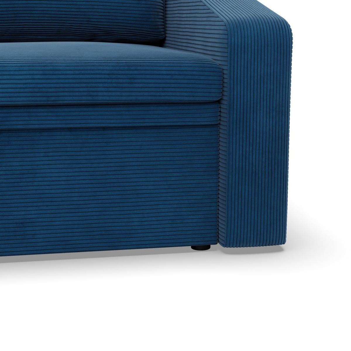 LOUNGESESSEL ORBIT, 80 CM, Cord - Dunkelblau - Dunkelblau, Textil (108/80/87cm)