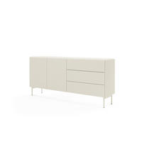 KOMMODE Muzzi - Weiß, Holzwerkstoff (177/81.2/39.8cm) - Pillovely