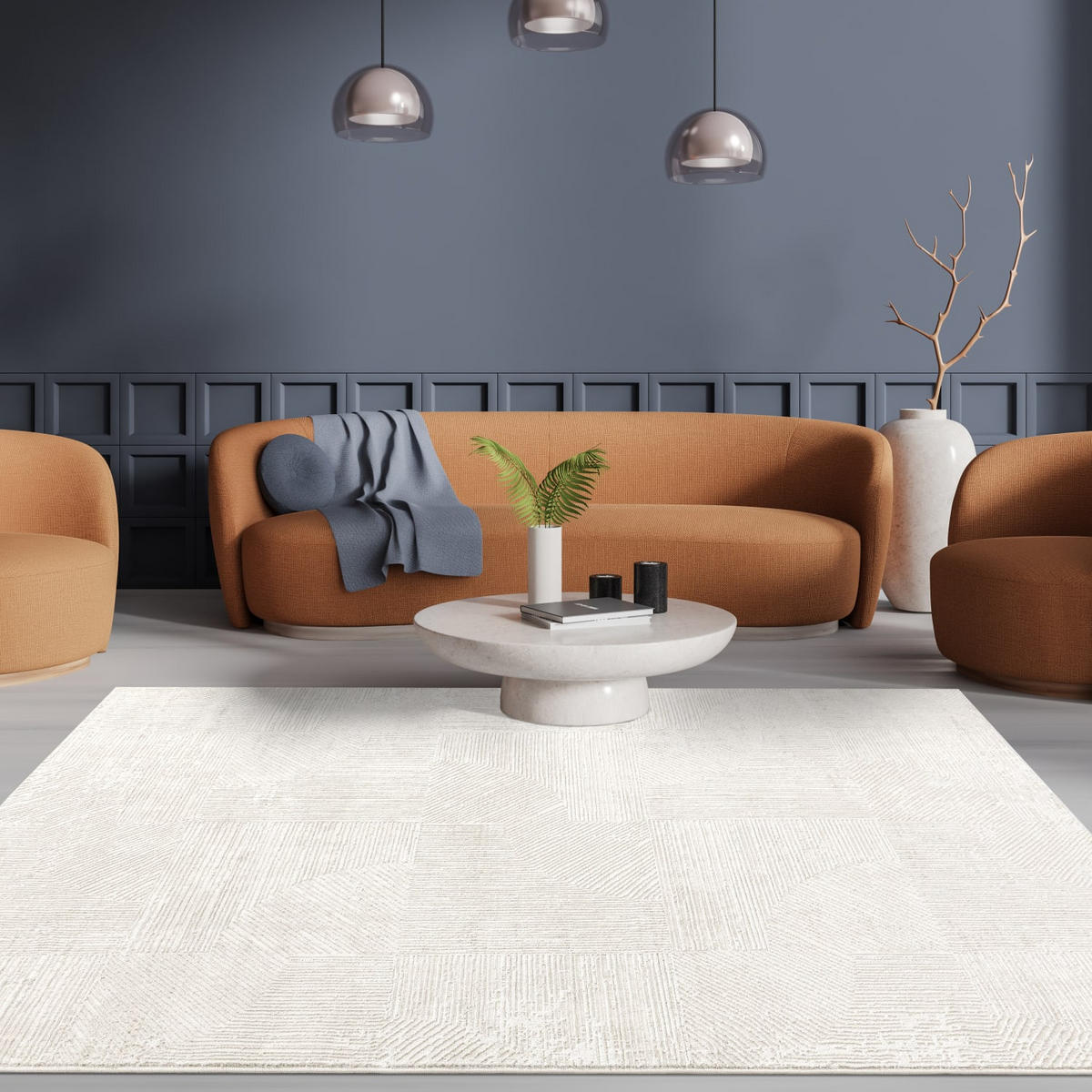 KURZFLORTEPPICH 80/150 cm Mykonos 871 - Creme, Kunststoff (80/150cm) - Paco Home