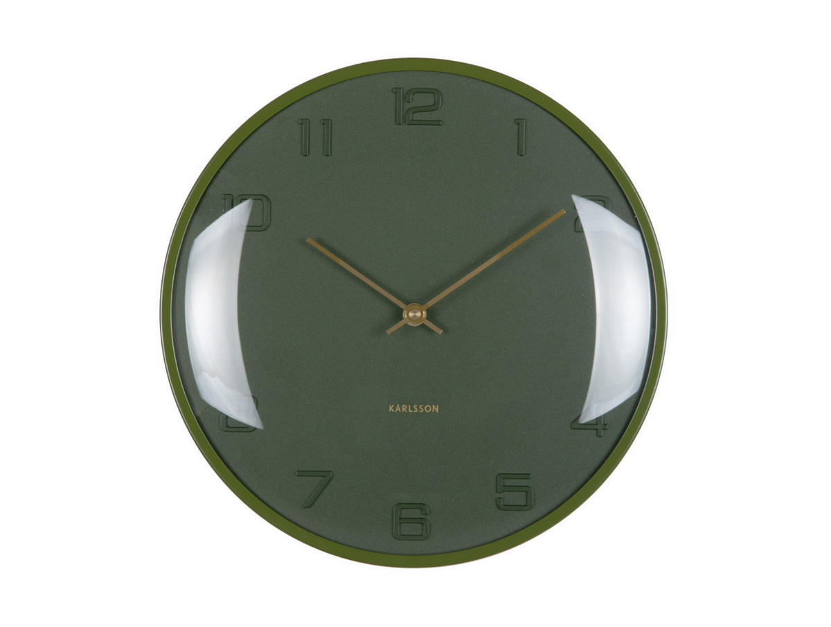 WANDUHR Fuerte Dome Grün 30.5/3/30.5 cm - Grün, Metall (3/30.5/30.5cm) - Karlsson