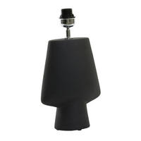 LAMPENFUSS CIARA 40 x 23 cm, schwarz, Keramik - Schwarz, Keramik (36/23/40cm) - Light & Living