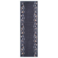 TEPPICHLÄUFER Anti-Rutsch Hellgrau rutschfest Gummiunterlage 67/700 cm - Hellgrau, Textil (67/700cm) - Tapiso