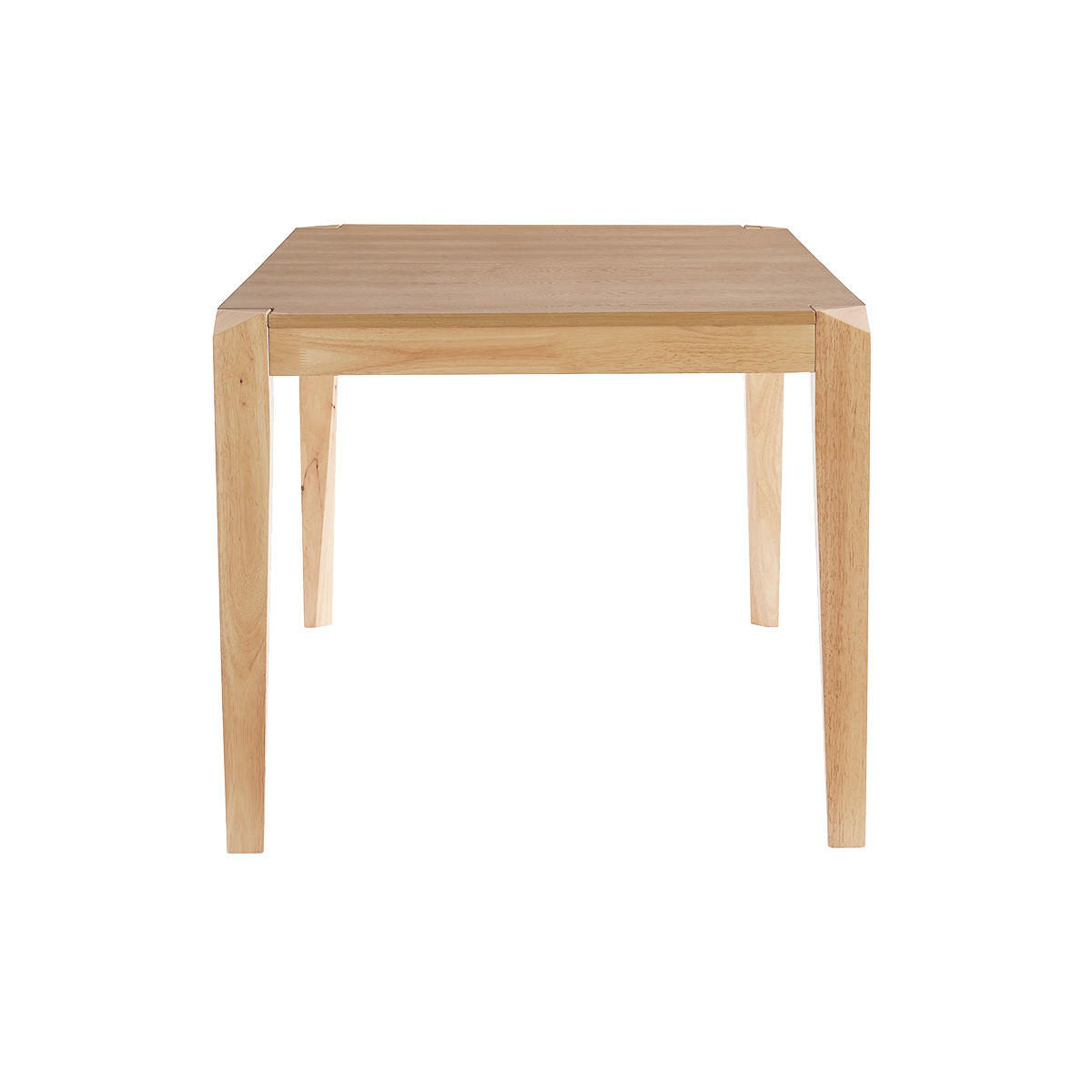 ESSTISCH Ausziehbar Eschen- Hevea-Massivholzfurnier L150-180 cm BOLLY - Grün, Holz (180/90/75cm) - Miliboo