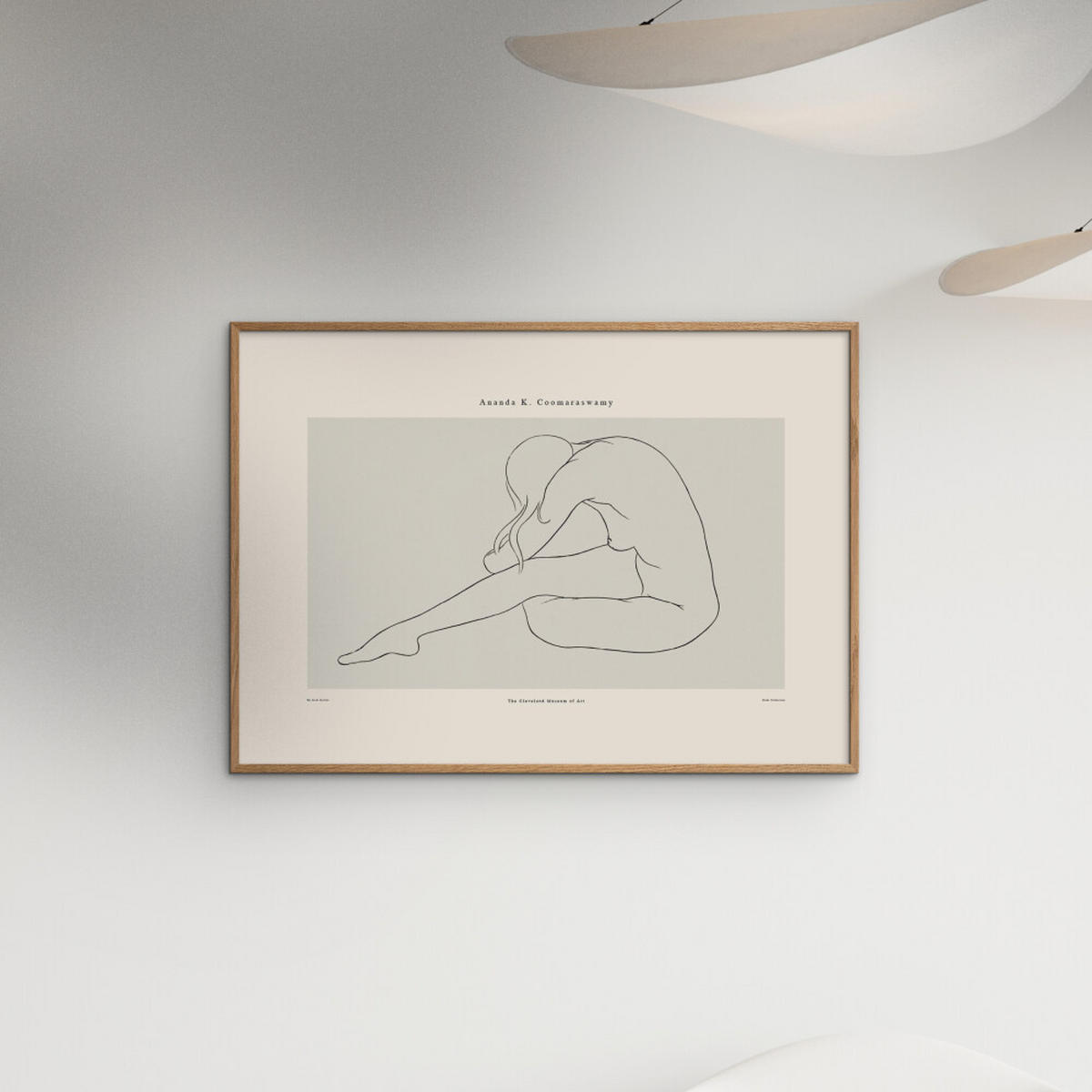 POSTER Arch Atelier - Ananda 01 - Naturfarben, Papier (30/2/40cm) - Poster&Frame