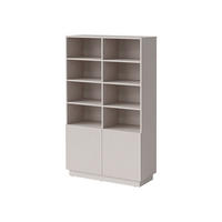 STANDREGAL Liverti 2D - Kaschmir/Schwarz, Holzwerkstoff/Kunststoff (100/173/42cm) - MIRJAN24