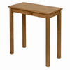 SCHREIBTISCH Massivholz 38/75/75 cm - Braun, Holz (38/75/75cm) - hagge home