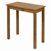 SCHREIBTISCH Massivholz 38/75/75 cm - Braun, Holz (38/75/75cm) - hagge home