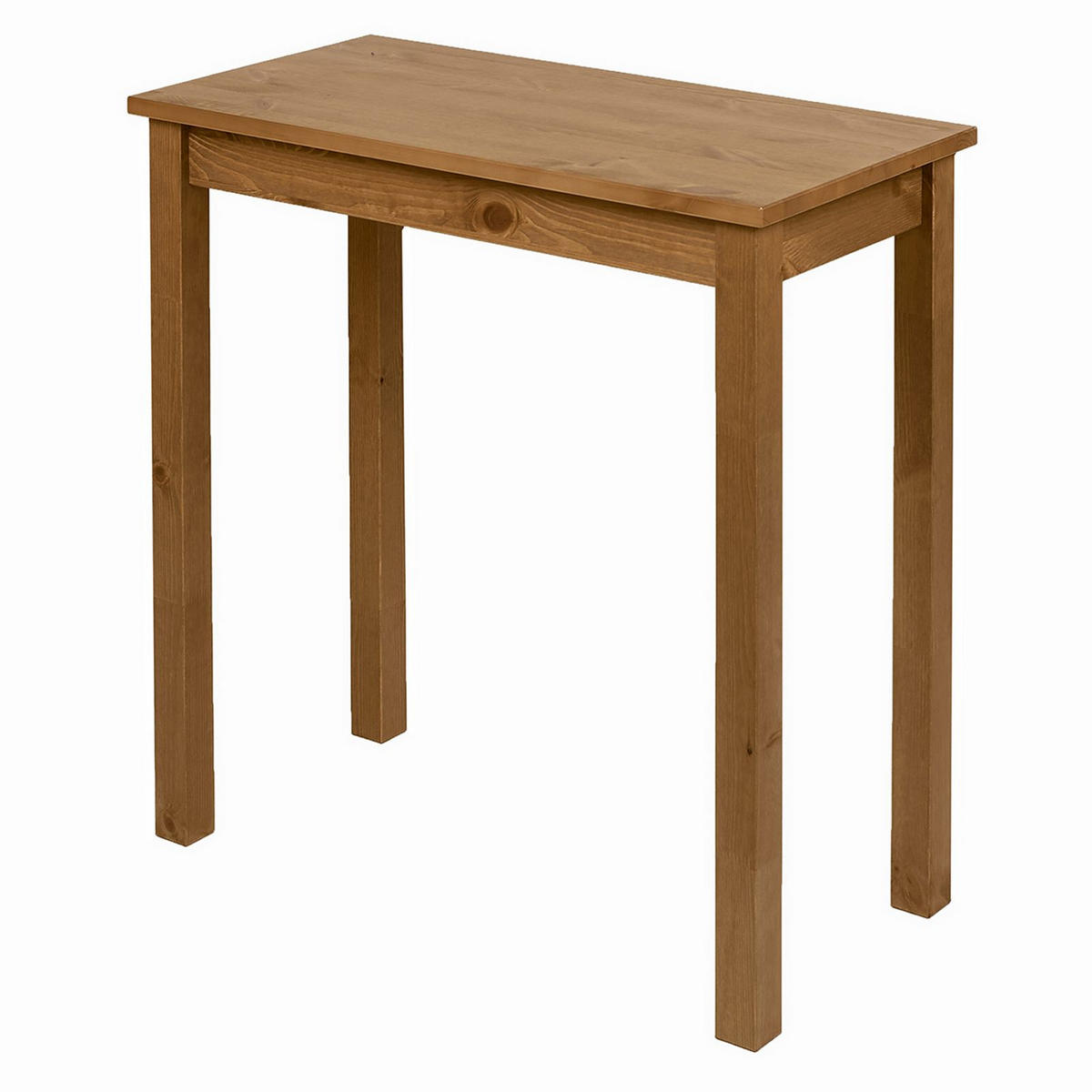 SCHREIBTISCH Massivholz 38/75/75 cm - Braun, Holz (38/75/75cm) - hagge home