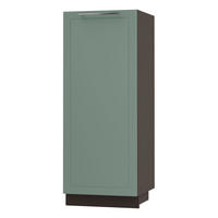 GESCHIRRSCHRANK Kvantum D5D/60/154 Mint Matt / Lava Matt 60 / 59 / 154cm - Dunkelgrau/Mintgrün, Holz/Holzwerkstoff (60/154/59cm) - Feldmann-Wohnen