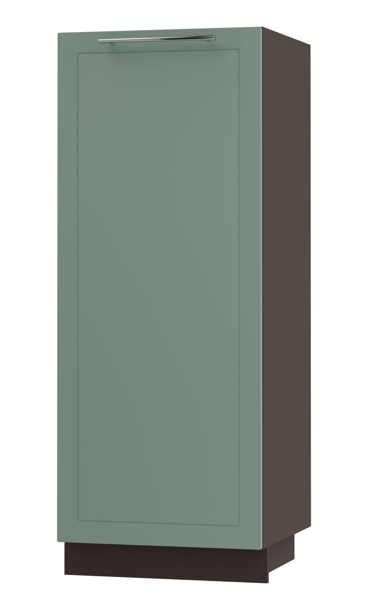 GESCHIRRSCHRANK Kvantum D5D/60/154 Mint Matt / Lava Matt 60 / 59 / 154cm - Dunkelgrau/Mintgrün, Holz/Holzwerkstoff (60/154/59cm) - Feldmann-Wohnen