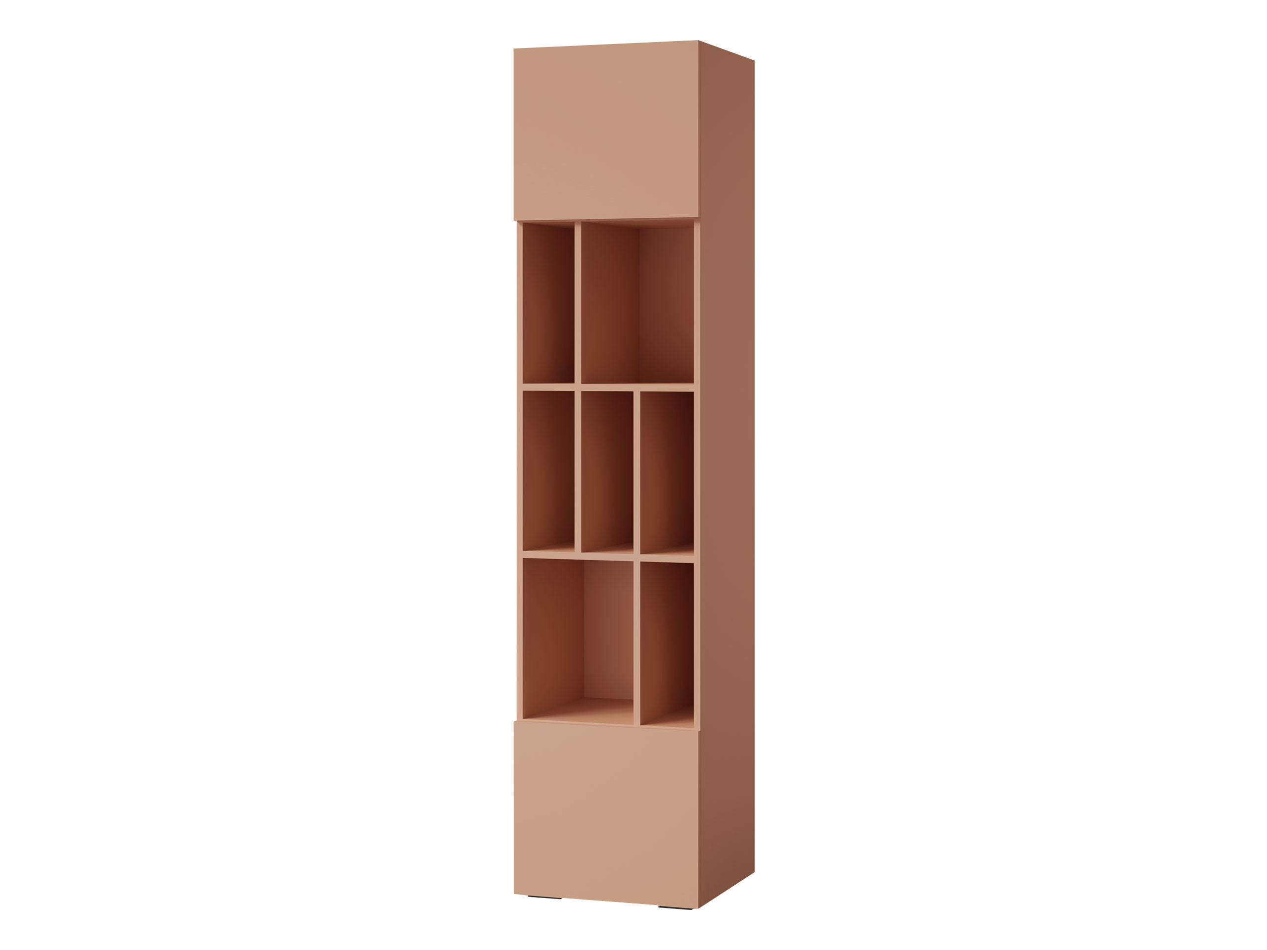 REGAL Lorin 2D LO04 - Rosa, Holzwerkstoff (45/195/40cm) - MIRJAN24
