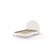 BETTGESTELL MOON Weiß 147x212x132 cm - Weiß, Holz - FURNLUX