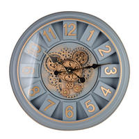 WANDUHR Ramsey Grau 45/7/45 cm Kunstoff - Grau, Kunststoff (45/45/7cm) - Mondex