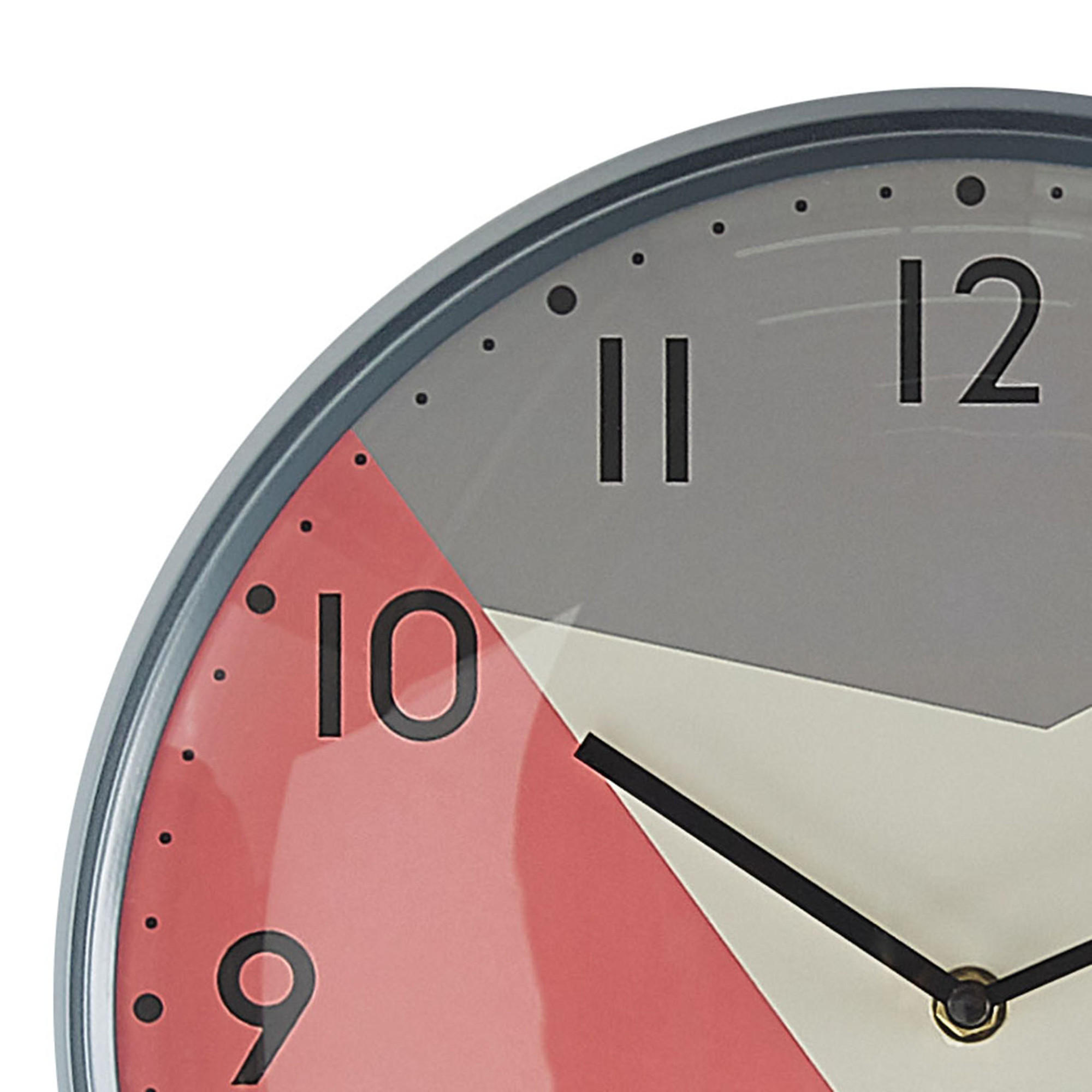 WANDUHR Glas bunt Davos - Multicolor, Glas (33/33/6cm) - Beliani