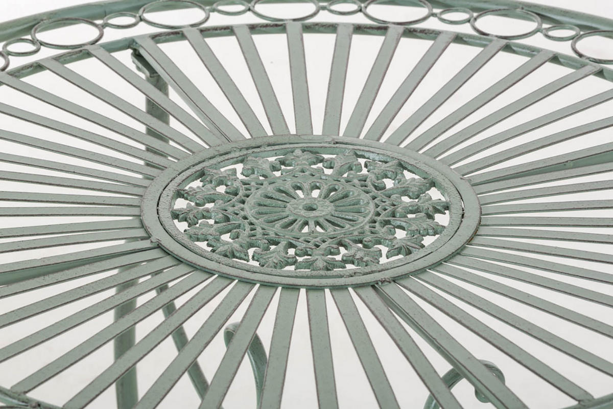 GARTENTISCH Indi antik-grün - Grün, Metall (72/70/70cm) - TPFGarden