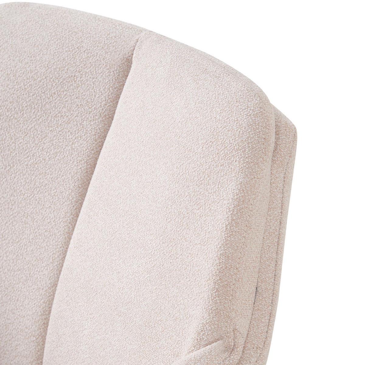 ARMLEHNSTUHL DAISY Creme - Creme, Holz/Textil (63/83/64cm) - B&D Home