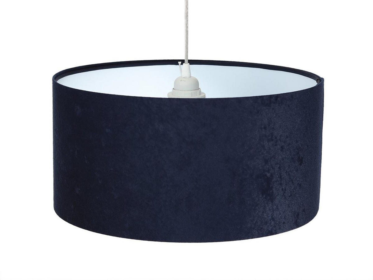 HÄNGELEUCHTE Blau 50/25 cm - Blau/Weiß, Kunststoff (50/0.8/25cm) - ONZENO