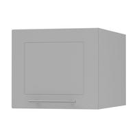 AUFSATZSCHRANK Bari W6B/40 Grau / RAL 7040 fenstergrau 40 / 59 / 36cm - Grau, Holz/Holzwerkstoff (40/36/59cm) - Feldmann-Wohnen