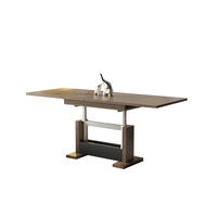 COUCHTISCH Kella höhenverstellbar ausziehbar bis 170 cm - Mooreichefarben, Holzwerkstoff (110/65/58cm) - Endo-Moebel