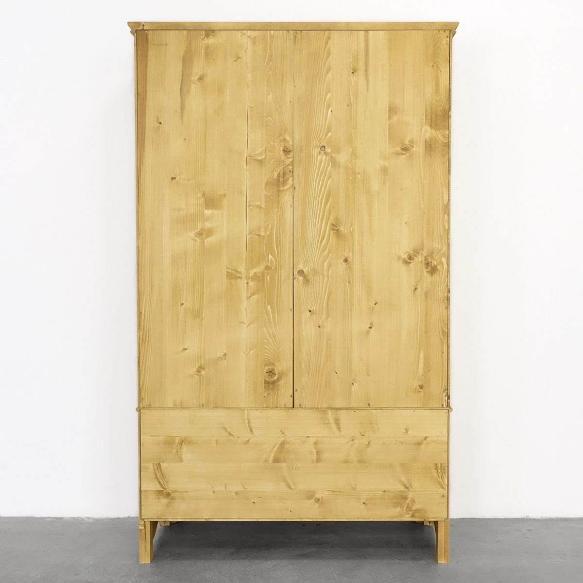 KLEIDERSCHRANK aus Massivholz MEXICANA - Honig, Holz (120/200/55cm) - Seart