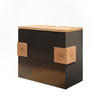 WASCHBECKENUNTERSCHRANK Eden Anthrazit 70 x 64.5 cm mit 2 Schubladen - Anthrazit/Eiche Artisan, Holzwerkstoff (70/64.5/37cm) - Vicco