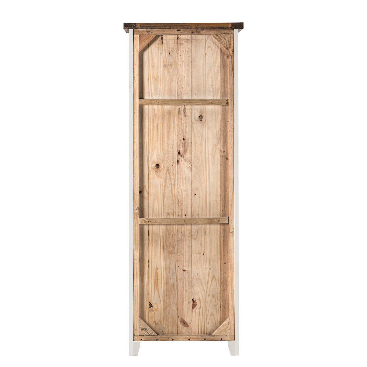 STANDVITRINE - Kiefer massiv - Kieferfarben, Holz (65/179/45cm) - home24