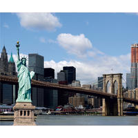 FOTOTAPETE New York 375 x 270 cm - Blau, Papier (375/270cm) - Sanders & Sanders