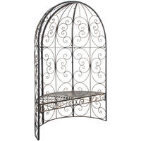 PAVILLON 120/58/178 cm Metall Bronze - Bronzefarben, Metall (120/178/58cm) - CLP