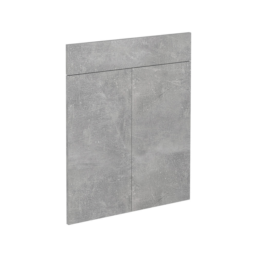 KÖKSFRONT R-Line betong 59.6x70.8 cm möbelfront för underskåp med lådor Grå 70.8/59.6/1.6 cm
