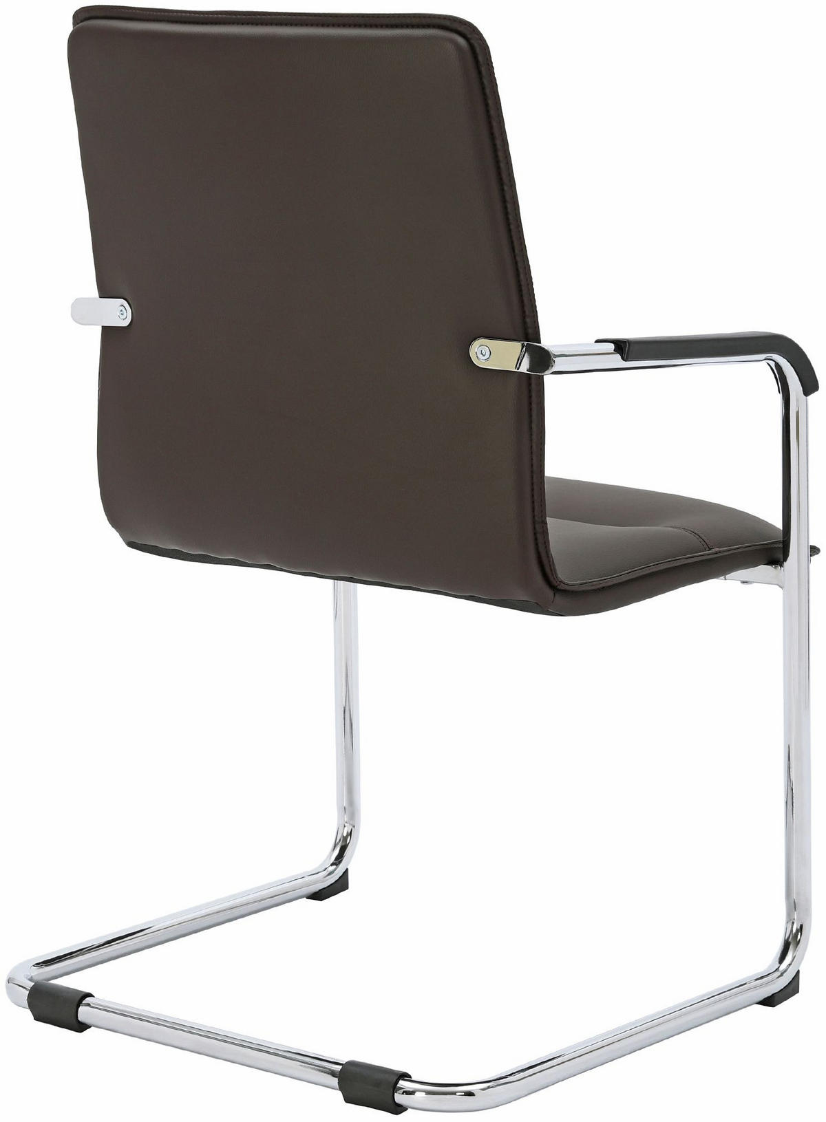 SCHWINGSTUHL Lederlook Braun - Braun, Textil/Metall (57/92/59cm) - CLP