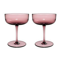 SEKTSCHALEN / DESSERTSCHALEN Like Glass Grape 100 ml 2er Set - Pink, Glas (0.1L) - like.Villeroy & Boch