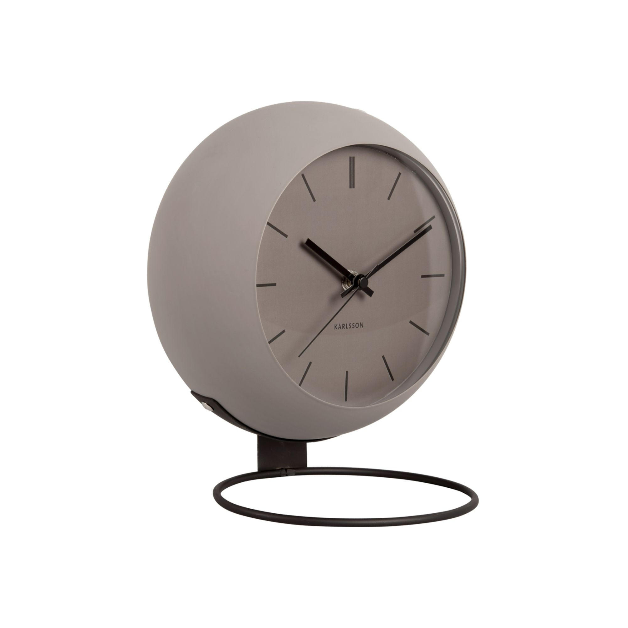 TISCHUHR Nirvana Globe Grau 21/21/14 cm - Dunkelgrau, Metall (21/14/21cm) - Karlsson