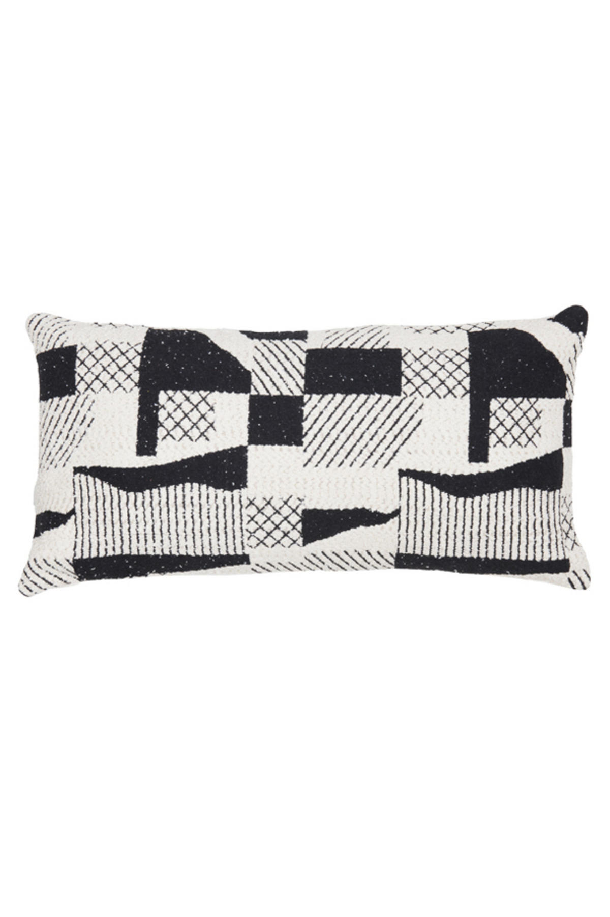 DEKOKISSEN Cesena Schwarz 60/30/10 cm - Schwarz, Textil (30/60cm) - Light & Living