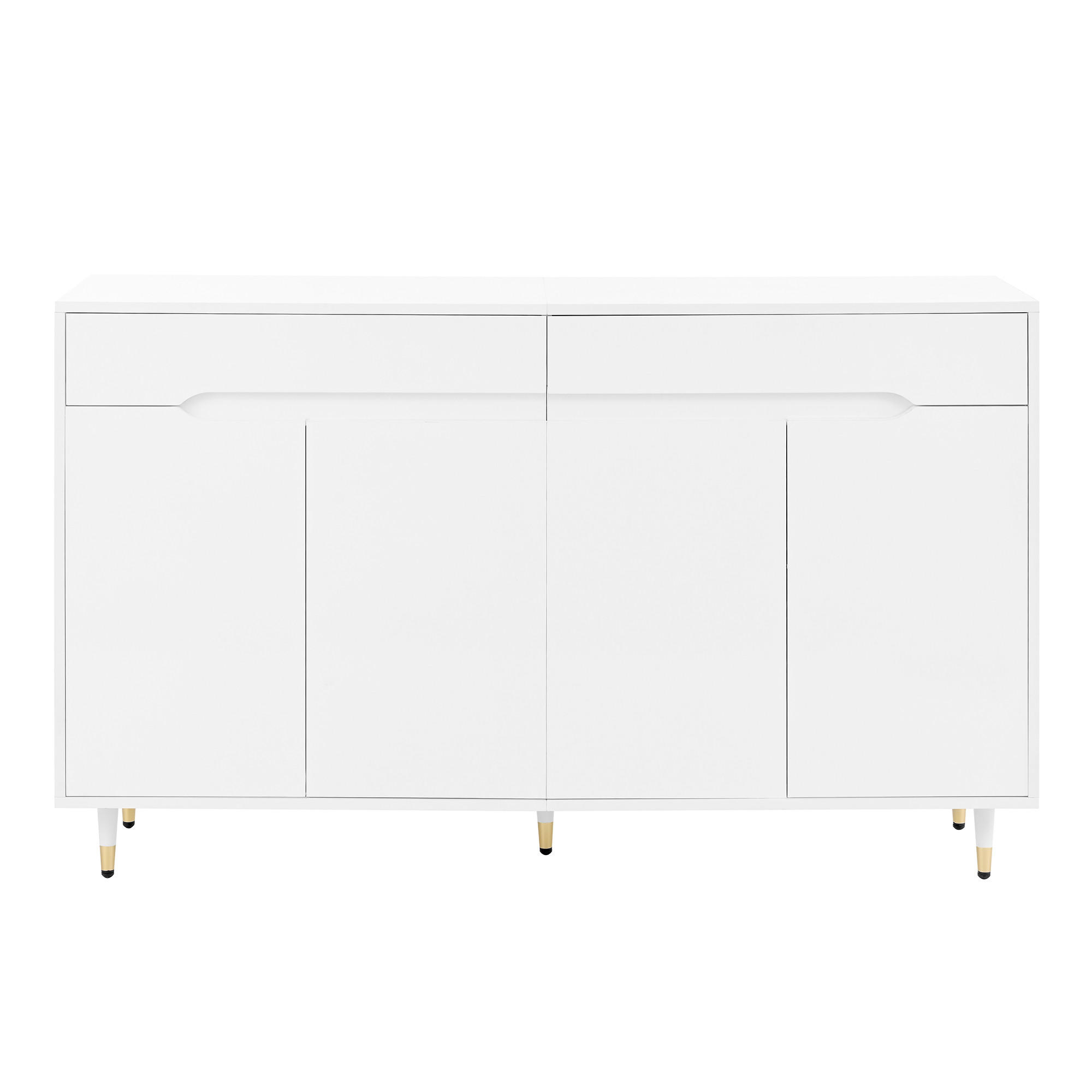 SCHUHSCHRANK Weiß 140/39/84 cm - Weiß, Holzwerkstoff (140/84/39cm) - PANGIVO